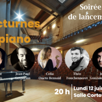 Soirée de lancement du festival « Les Nocturnes du piano » 12 juin 2023 – Salle Cortot – Paris